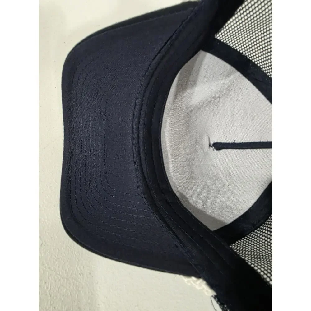 Miller Genuine Draft Beer Hat Trucker Cap Snapback Rope Front Adjustable Black